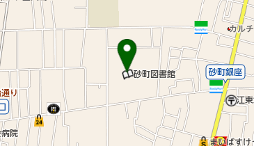 砂町文化センターの地図画像