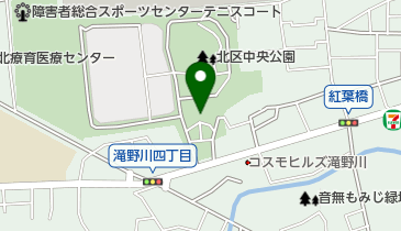 北区中央公園文化センターの地図画像