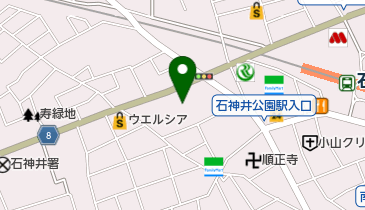 西部公園管理事務所の地図画像