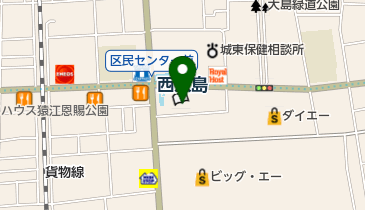 大島福祉会館の地図画像