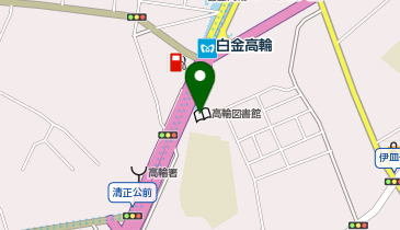 高輪区民センターの地図画像