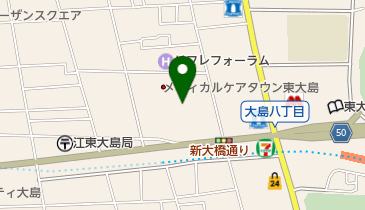 都市型軽費老人ホームあかつき苑の地図画像