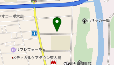 長寿サポート大島東の地図画像