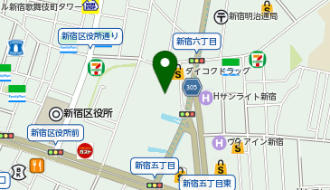 新宿区役所第二分庁舎の地図画像
