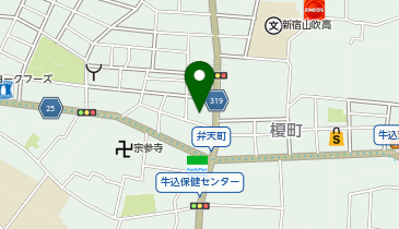 新宿区榎町地域センターの地図画像