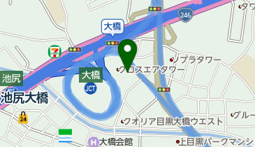 目黒区北部包括支援センターの地図画像
