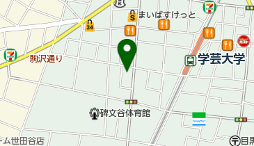 目黒区 鷹番住区センターの地図画像