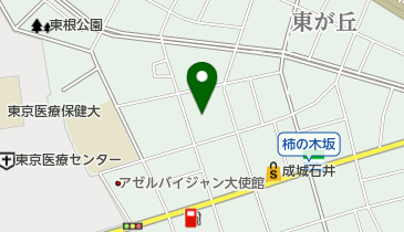 目黒区 東根住区センターの地図画像