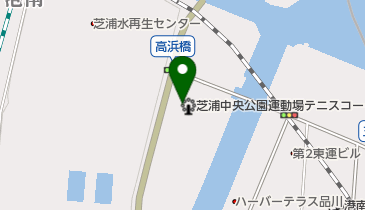 芝浦中央公園運動場の地図画像