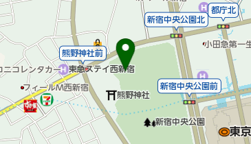 新宿区民ギャラリーの地図画像