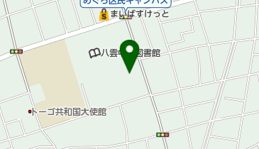 めぐろ区民キャンパス公園の地図画像