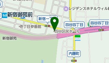 ふらっと新宿 四谷店の地図画像