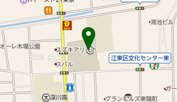 江東区福祉事務所保護第一課の地図画像