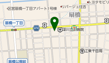 小松橋区民館の地図画像