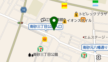 南砂区民館の地図画像