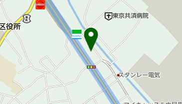 目黒区 中目黒住区センター児童館の地図画像