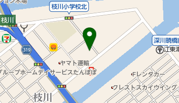 江東児童相談所の地図画像