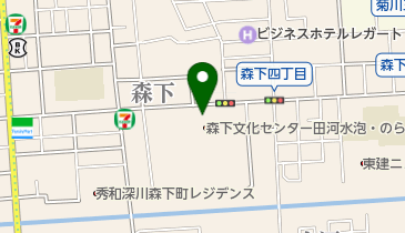 高森地区集会所の地図画像