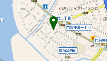 永代地区集会所の地図画像