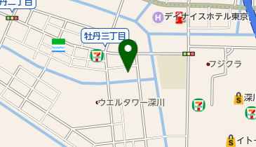 牡丹地区集会所の地図画像