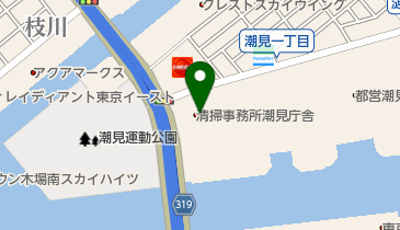 環境学習情報館 えこっくる江東の地図画像