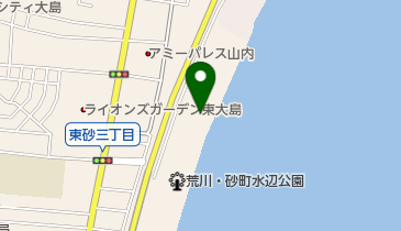 荒川・砂町庭球場の地図画像