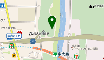 大島・小松川公園庭球場の地図画像