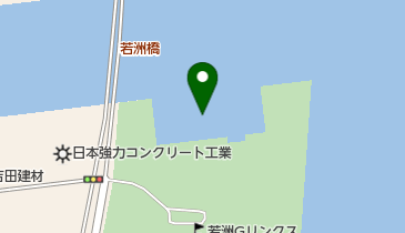 若洲ヨット訓練所の地図画像