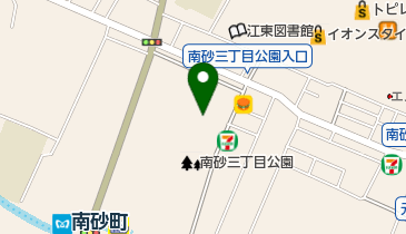 南砂少年野球場の地図画像