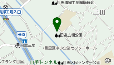 目黒区高齢者センターの地図画像