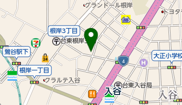 上野消防署 下谷出張所の地図画像