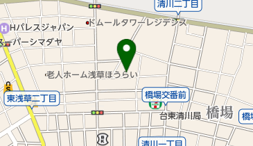 玉姫児童館の地図画像