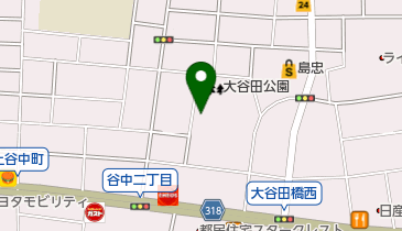 大谷田公園の地図画像