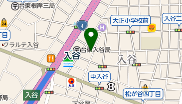 入谷老人福祉館の地図画像