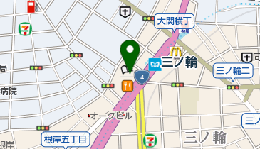 根岸社会教育館の地図画像