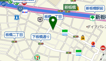 板橋一丁目児童遊園の地図画像