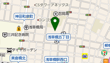 柳北公園の地図画像