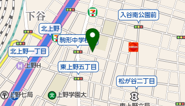 山伏公園の地図画像