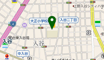 大正公園の地図画像