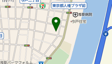 今戸公園の地図画像