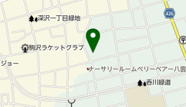 目黒区立宮前公園庭球場の地図画像