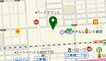 すみだトリフォニーホールの地図画像