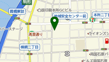 墨田区立本所地域プラザの地図画像