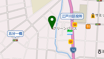 グリーンパレスの地図画像