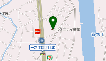 一之江コミュニティ会館の地図画像