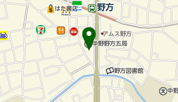 中野区 野方区民活動センターの地図画像