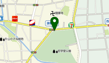 哲学堂公園弓道場の地図画像