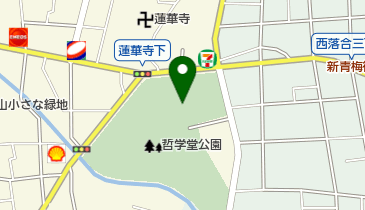 哲学堂公園野球場の地図画像