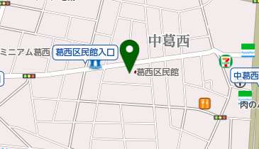 江戸川区葛西健康サポートセンターの地図画像