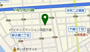 千歳集会所の地図画像